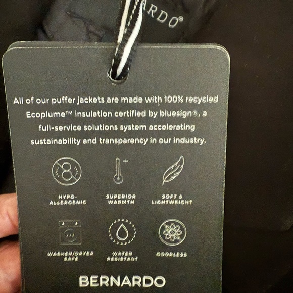 Bernardo Black Women's Blazer Coat - Picture 4 of 6